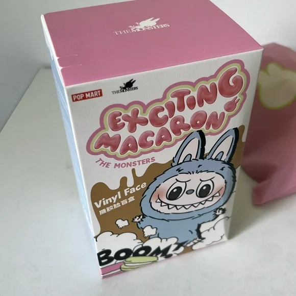 Pop Mart THE MONSTER Labubu Exciting Macaron Soymilk -  NWT - Picture 4 of 8